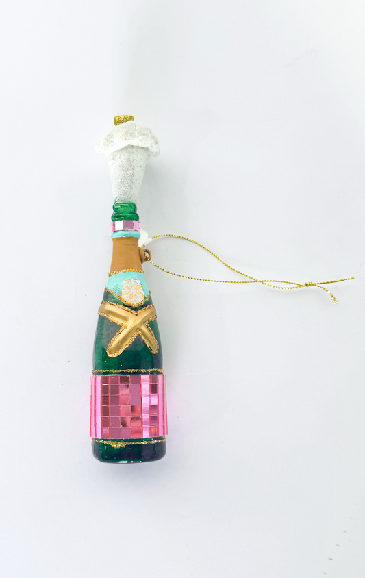 Champagne Glass Bottle Ornament