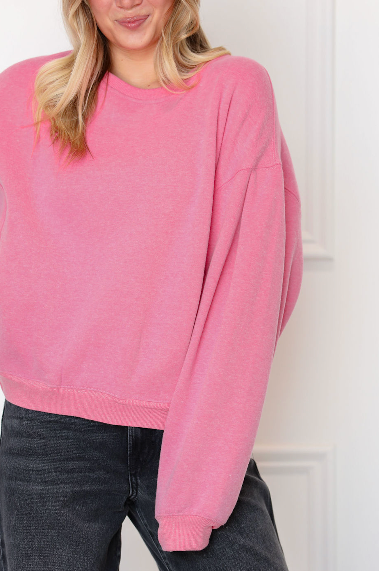 Brunch Crewneck Sweatshirt Pink