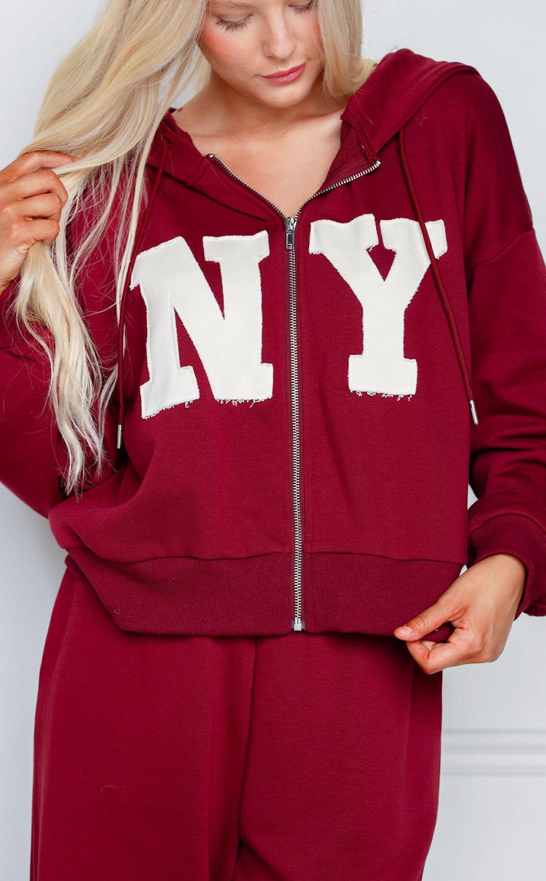 New York Zip Up & Pants Set of 2