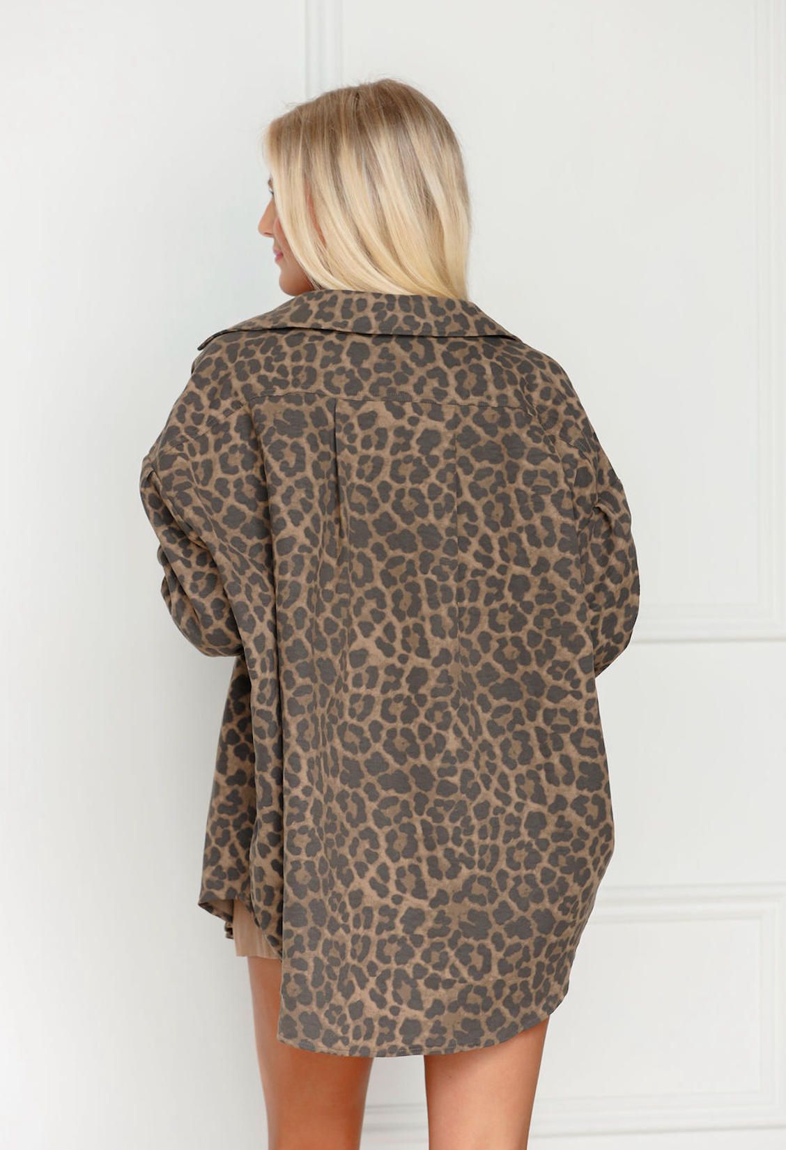 Leopard Button Down Shirt