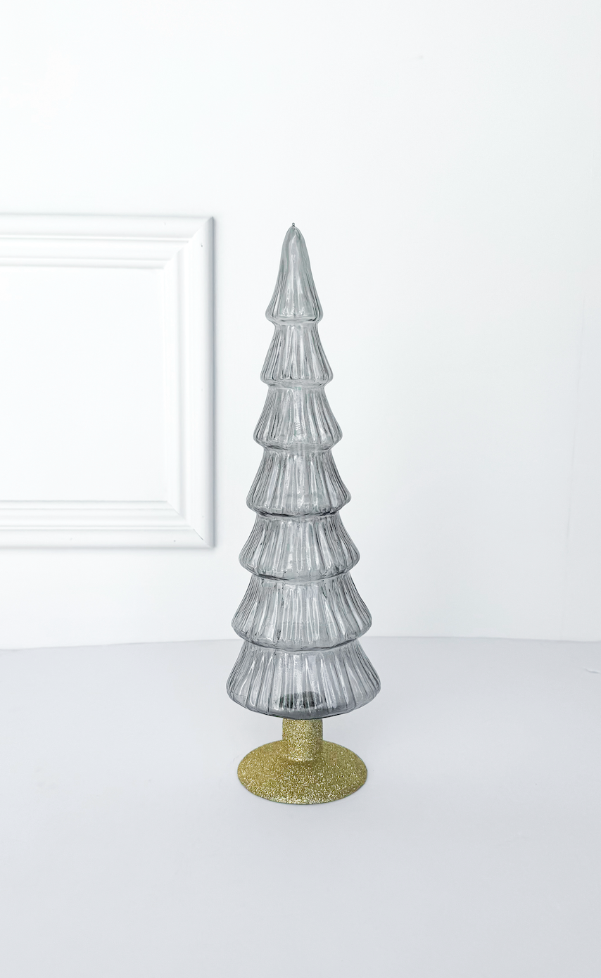 Flared Glass Tree Gray