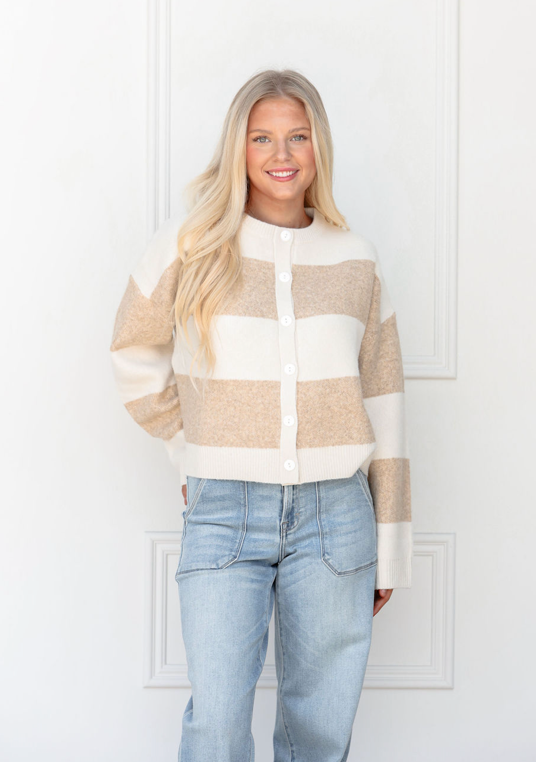 Bold Stripes Cardigan
