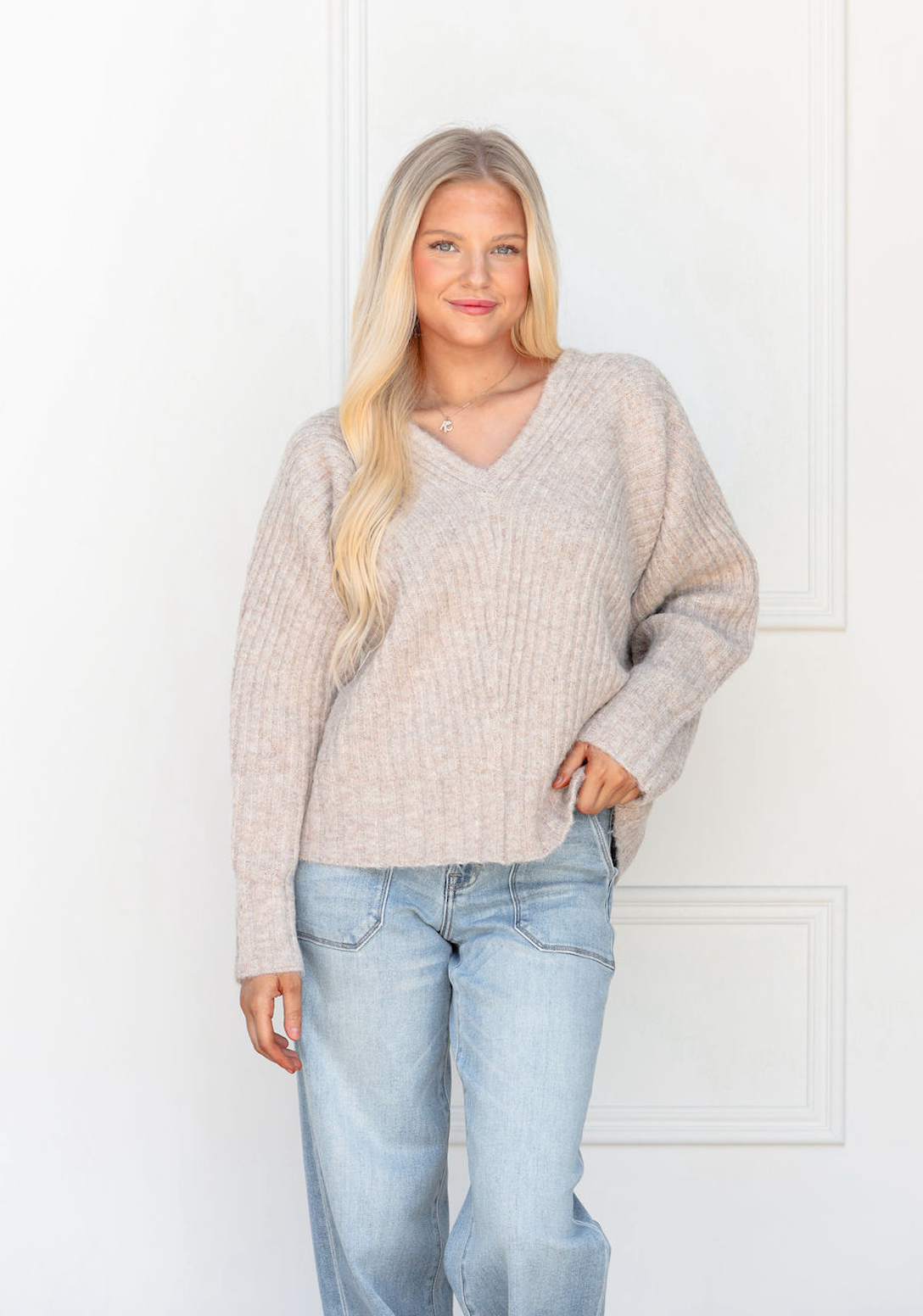 Stanley V Ribbed Sweater