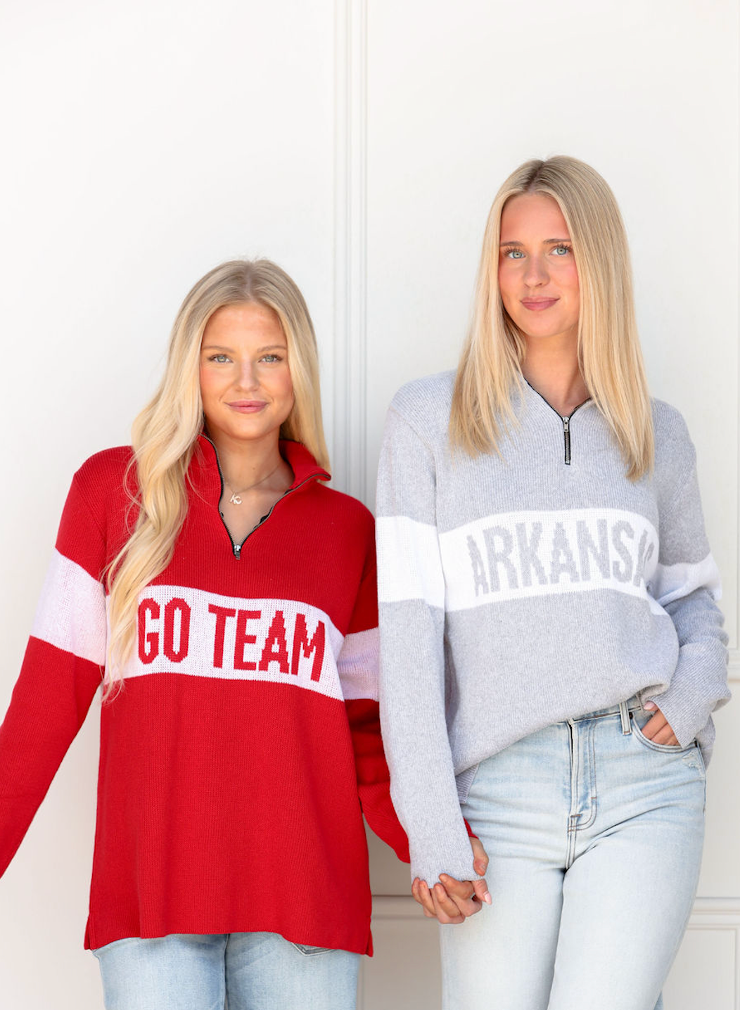 Arkansas Quarter Zip Sweater