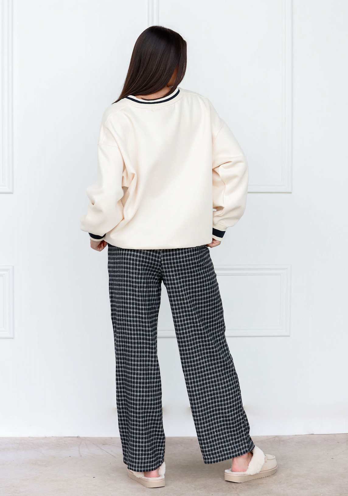 Stripe Hype Oversized Pullover