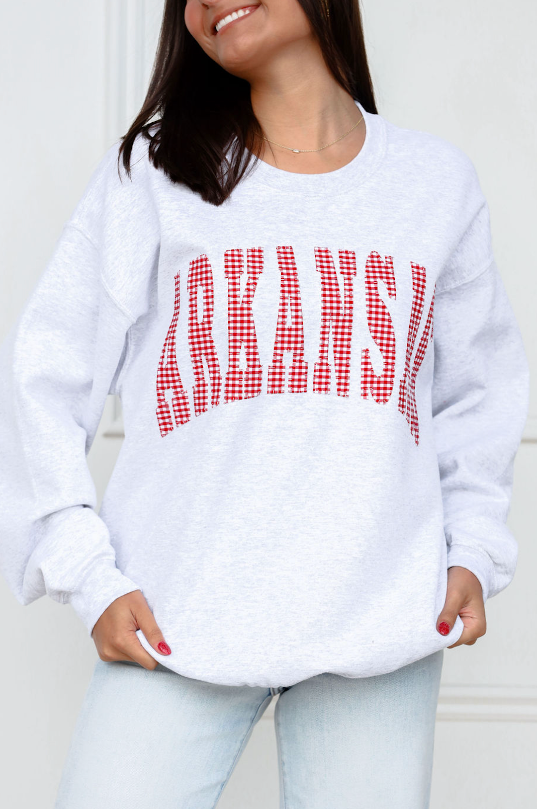 Arkansas Patchwork Crewneck
