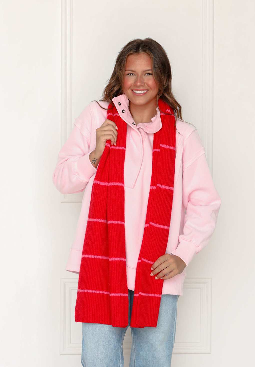 Allison Scarf Red
