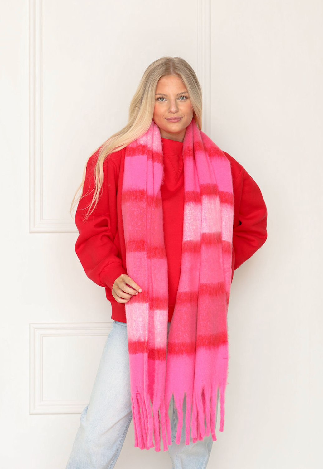 Amelia Scarf Red