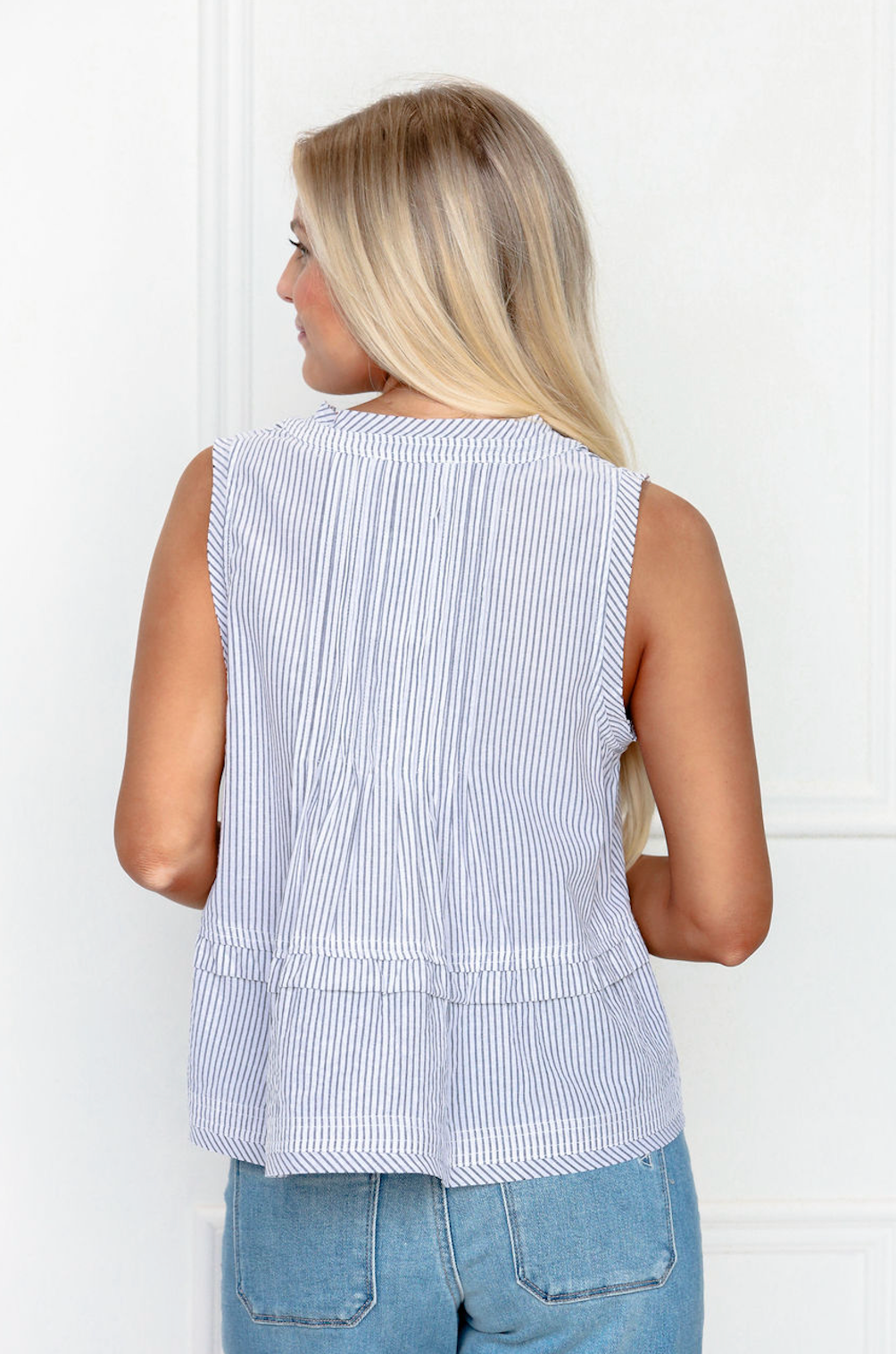 Watson Stripe Sleeveless Top