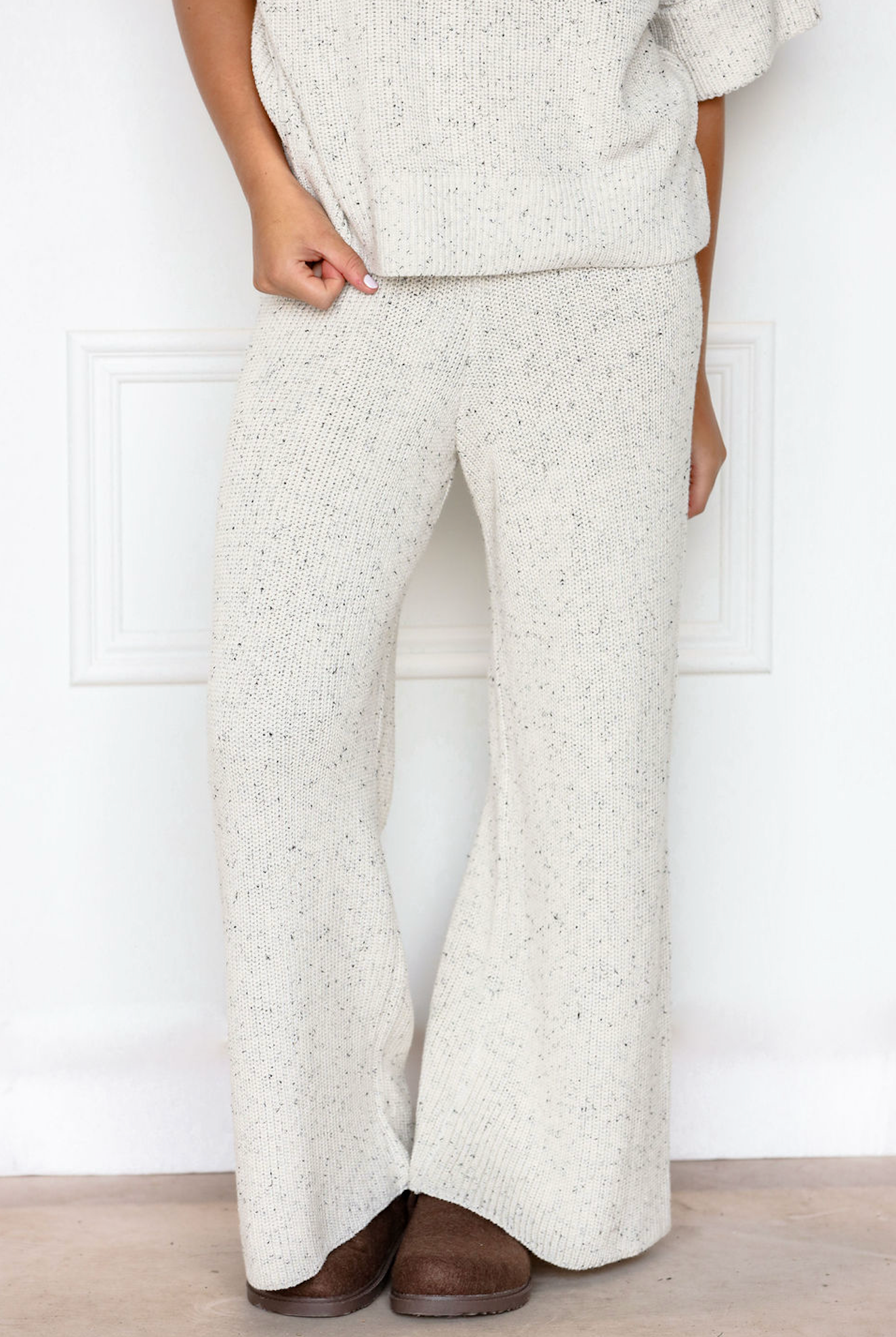 Salt & Pepper Knit Top & Pants Set of 2