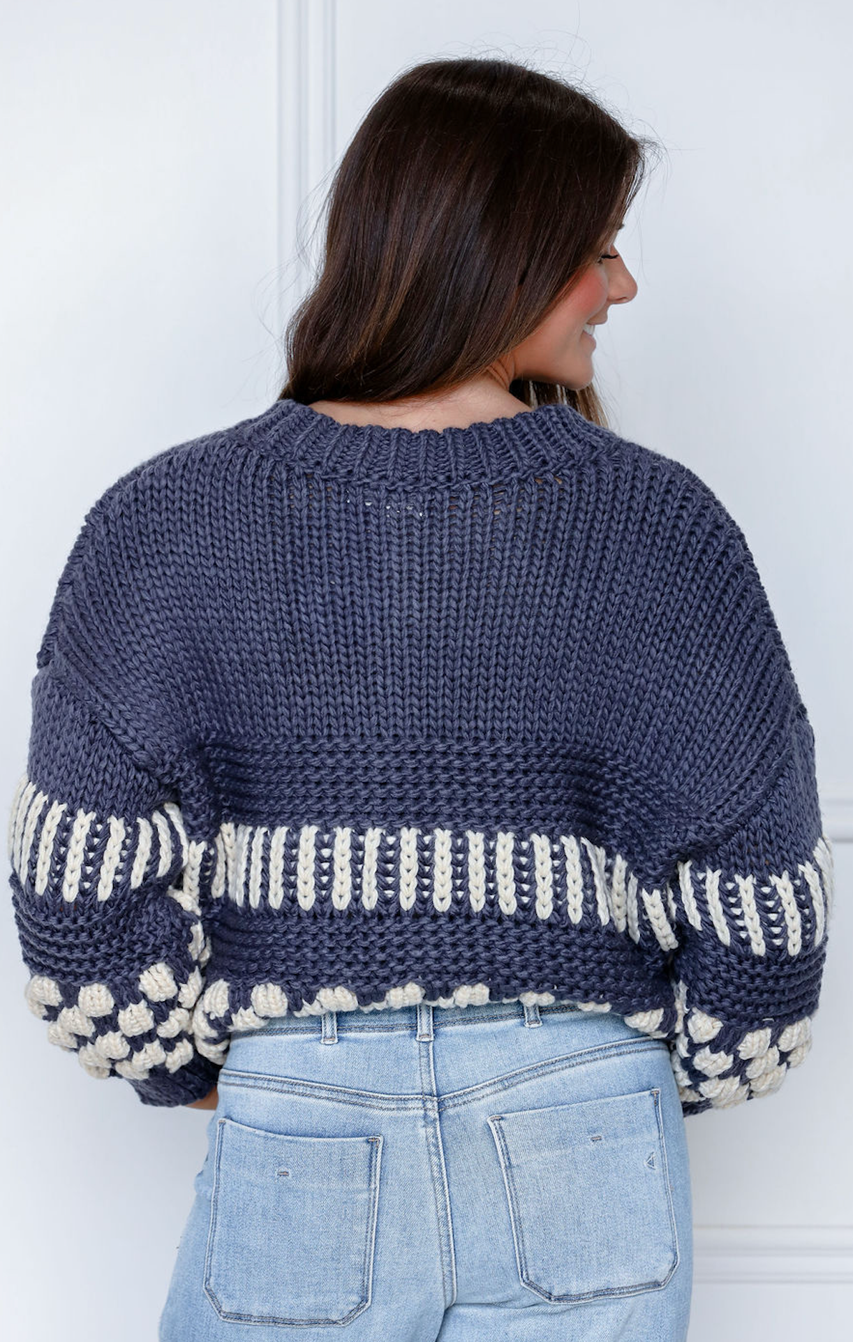 Natalie Navy Cardigan