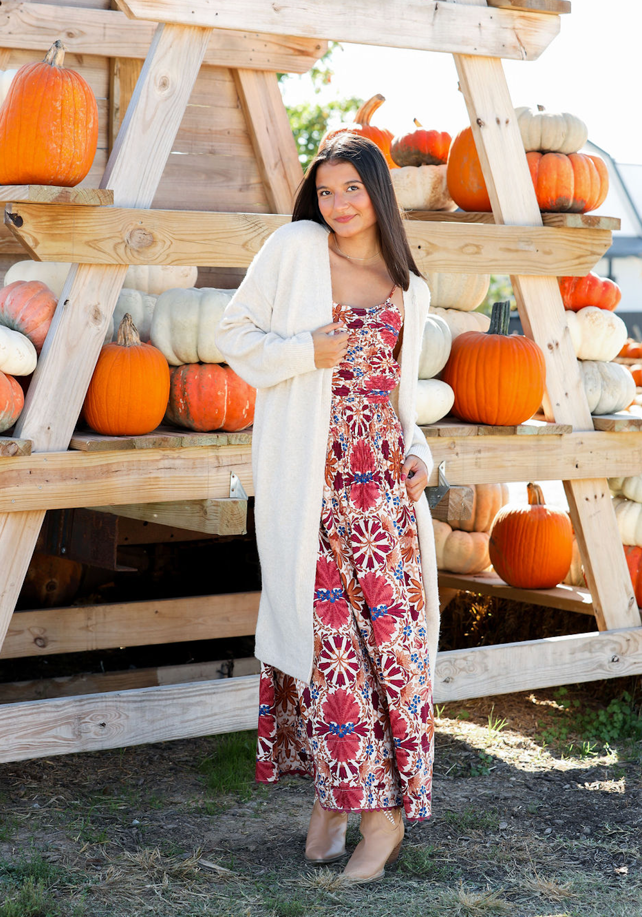 Oatmeal Duster Cardi