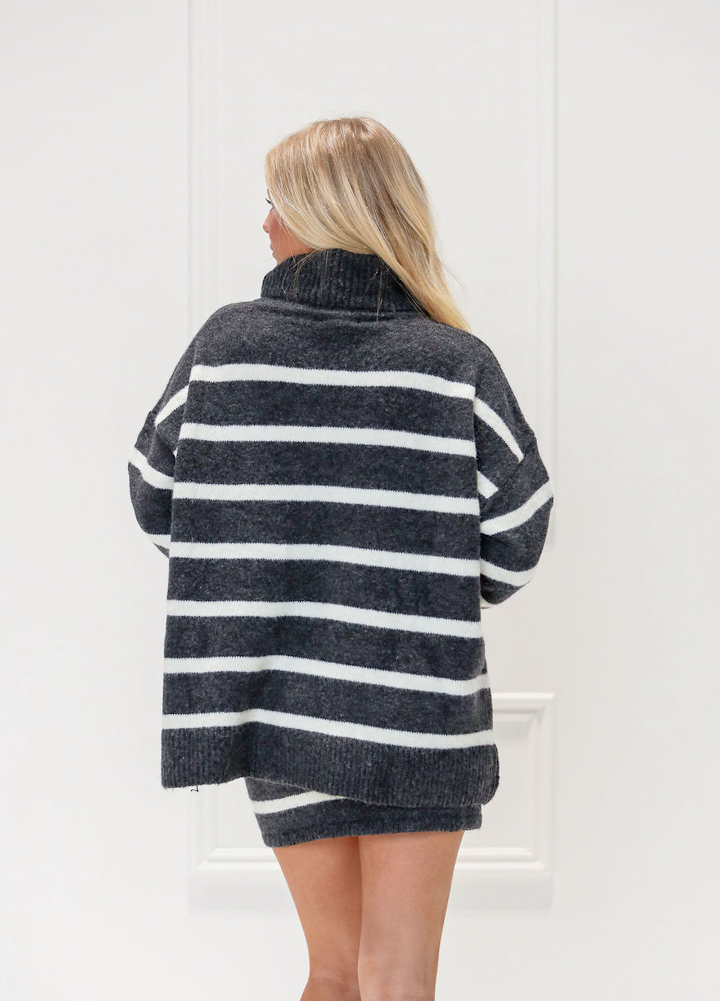 Selena Stripe Sweater & Skirt Set of 2