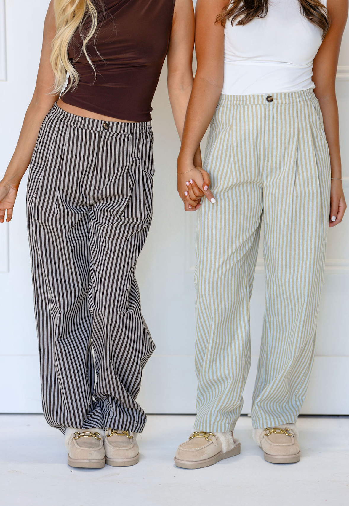 Light Blue Stripe Pants