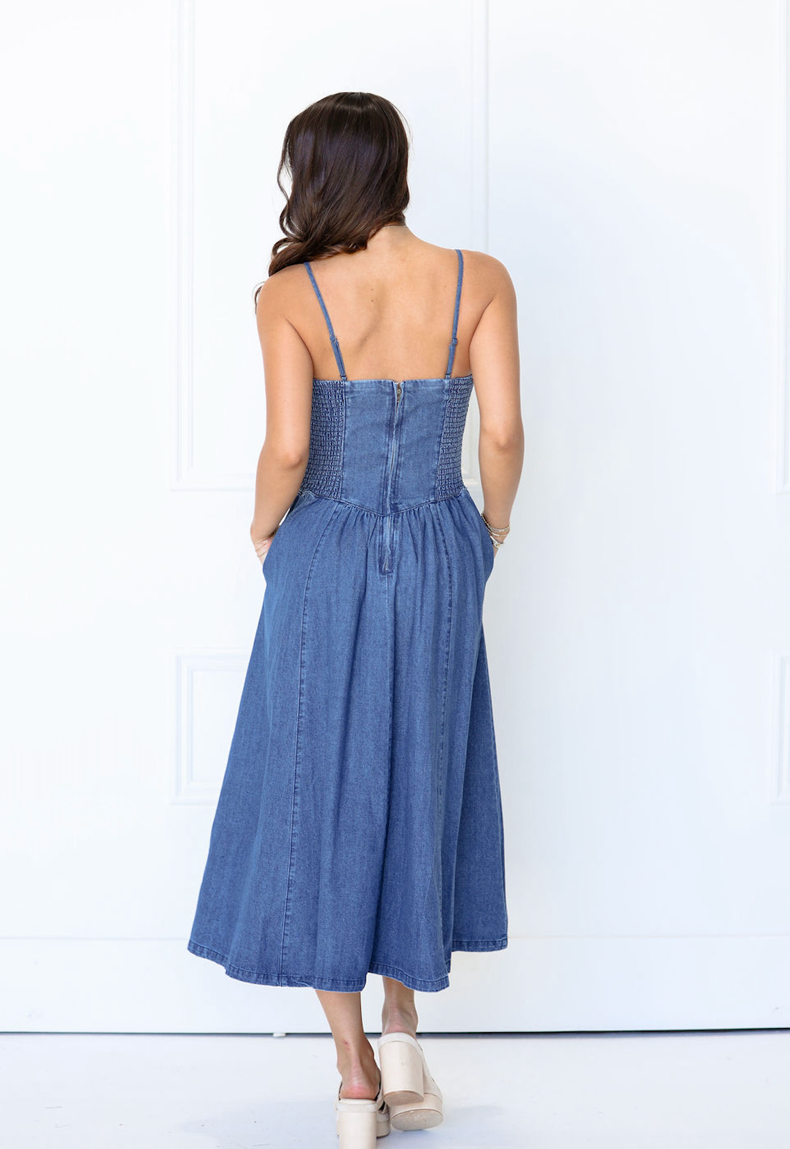 Darcy Denim Midi Dress