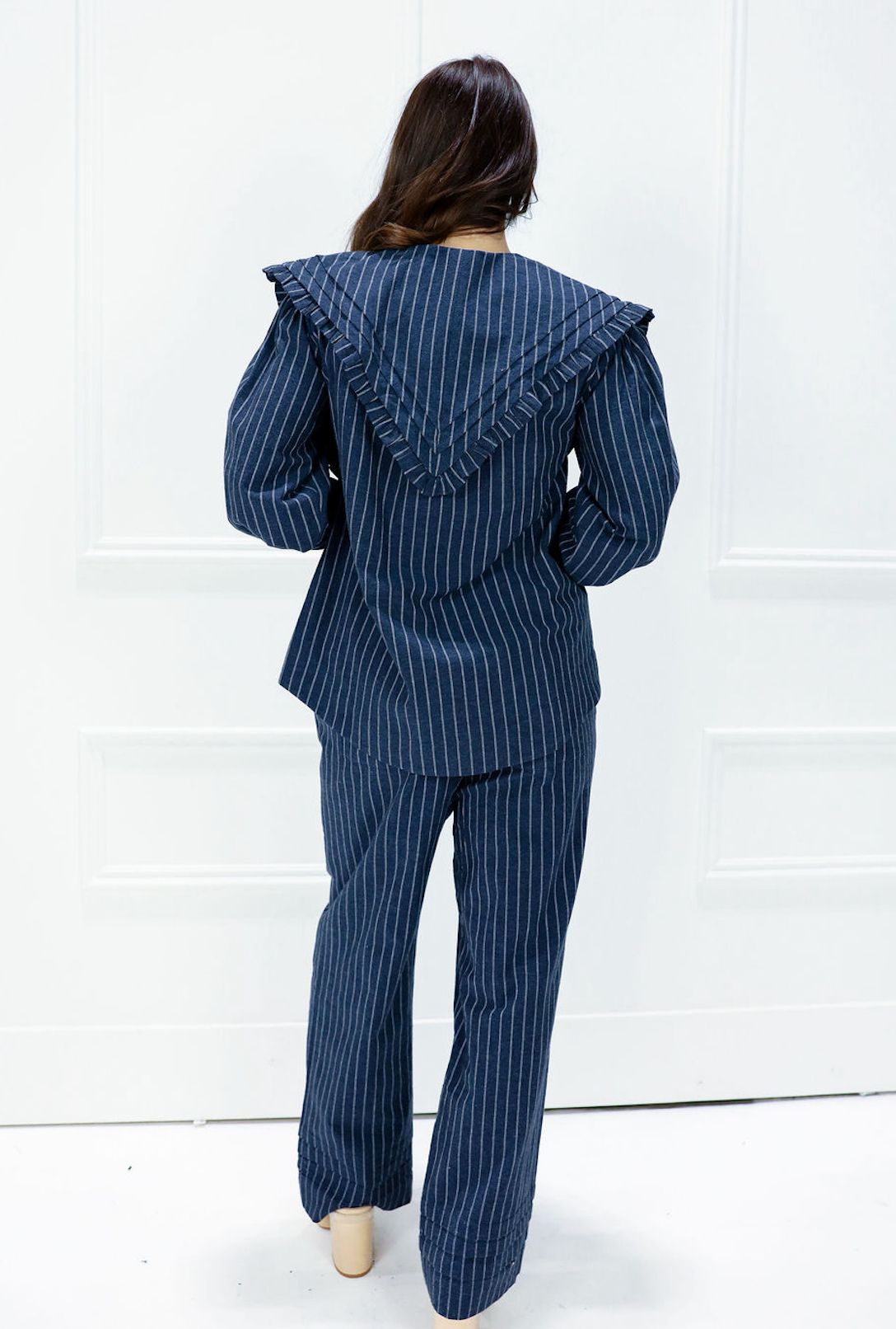 Sailor Stripe Pants Navy