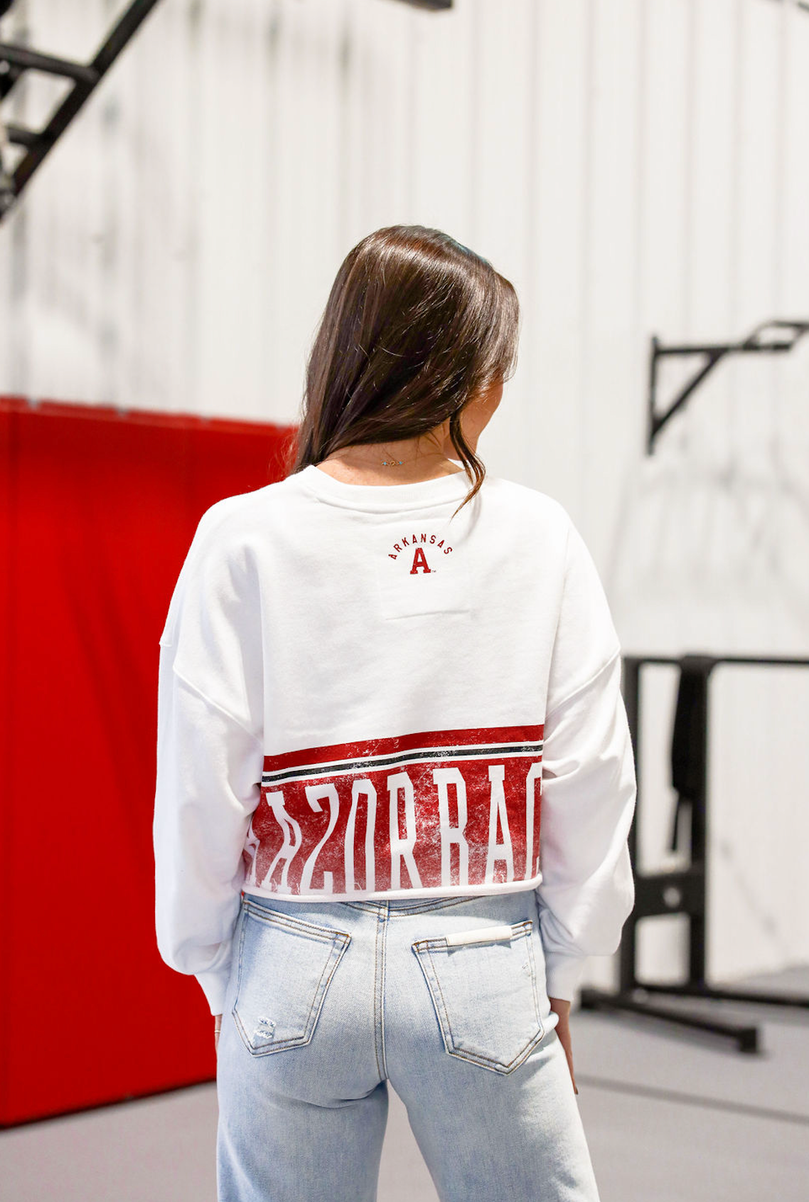Arkansas Conway Crop Sweatshirt - Clothe Boutique