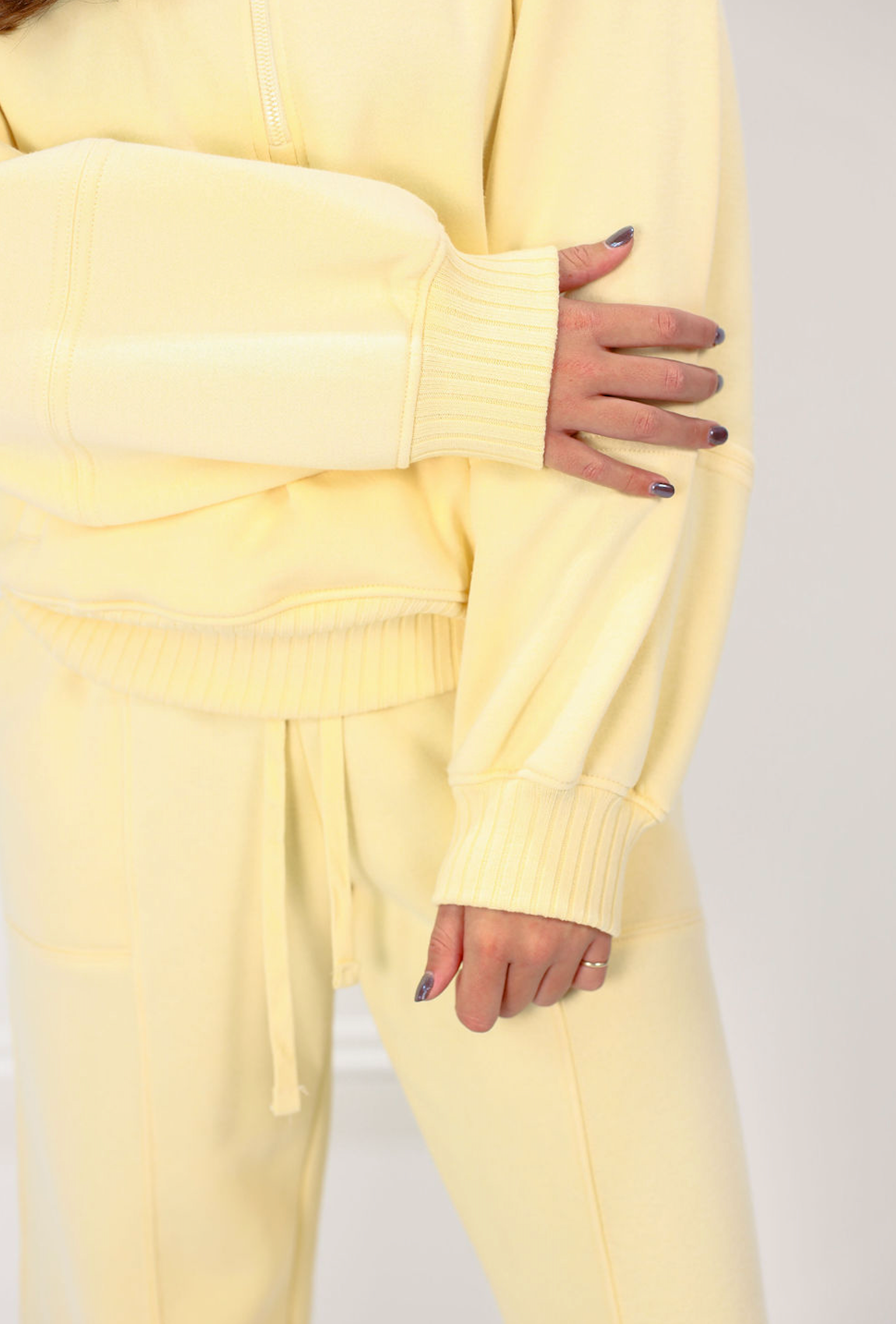 Lemon Fleece Half Zip & Joggers Set of 2