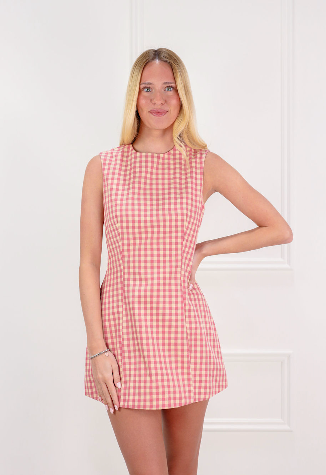 Pink Gingham Shift Dress Clothe Boutique Pink Gingham Shift Dress Clothe Boutique