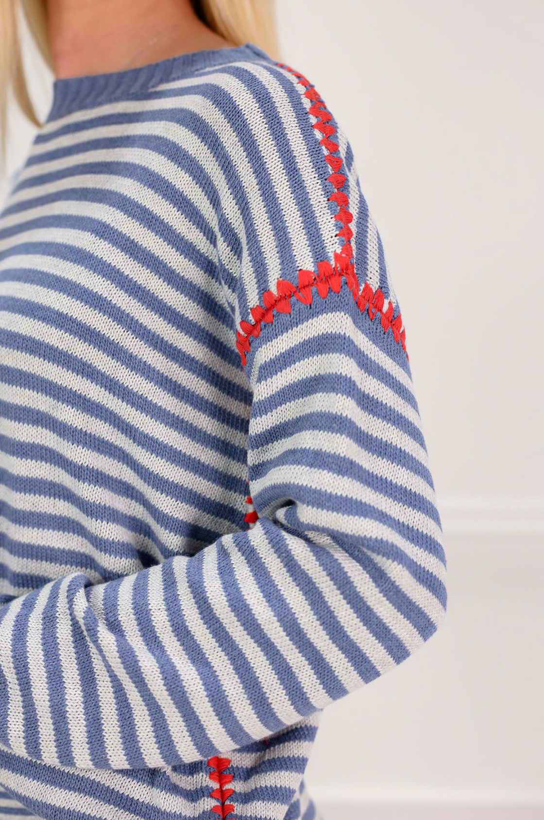 Marine Stripe Sweater & Pants Set of 2