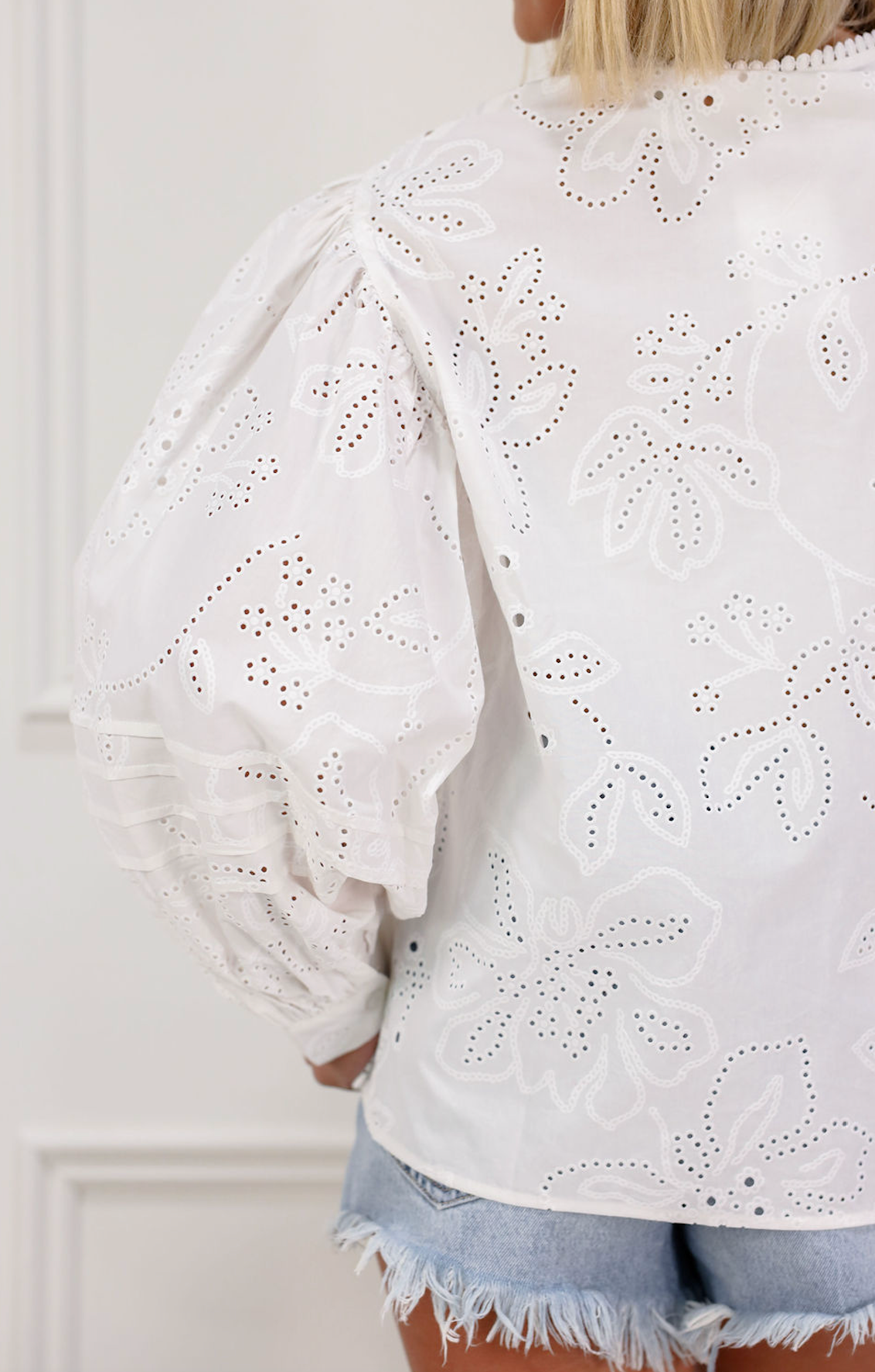 Genova Eyelet Blouse