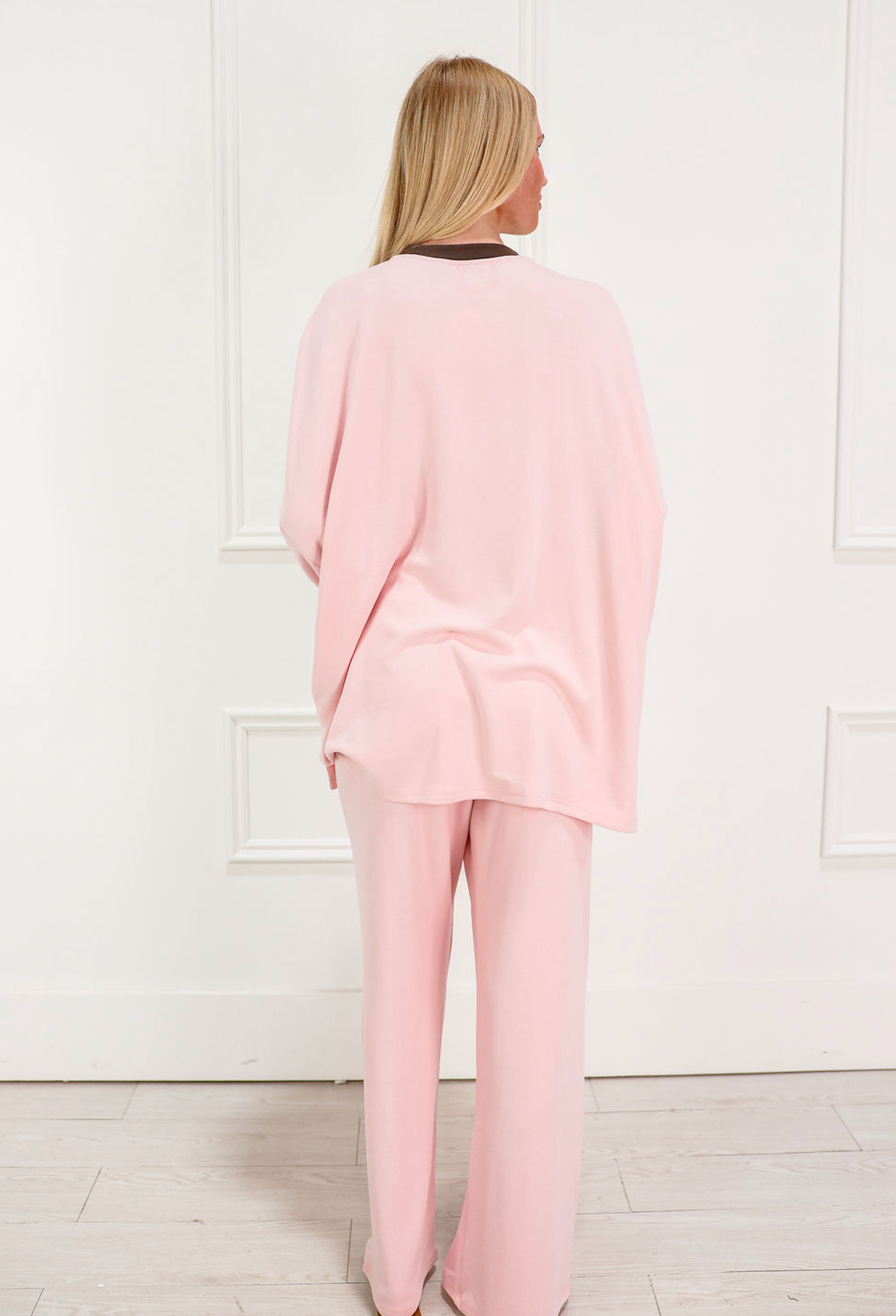 Brushed Soft Oversize Top Pink