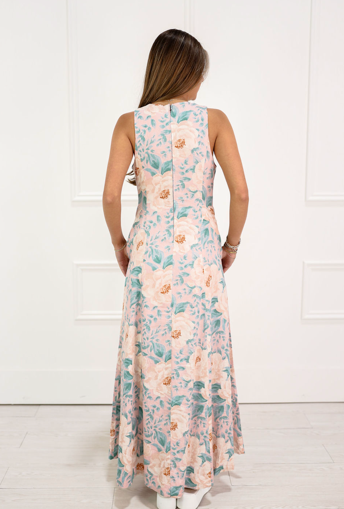 Edith Floral V Maxi Dress
