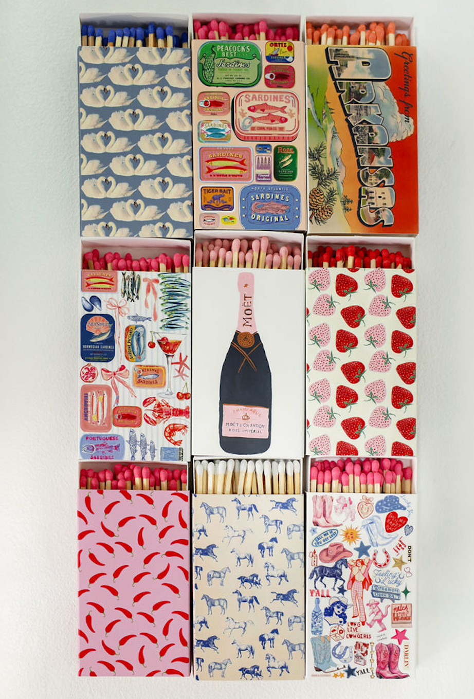 Pink Champagne Matchbox