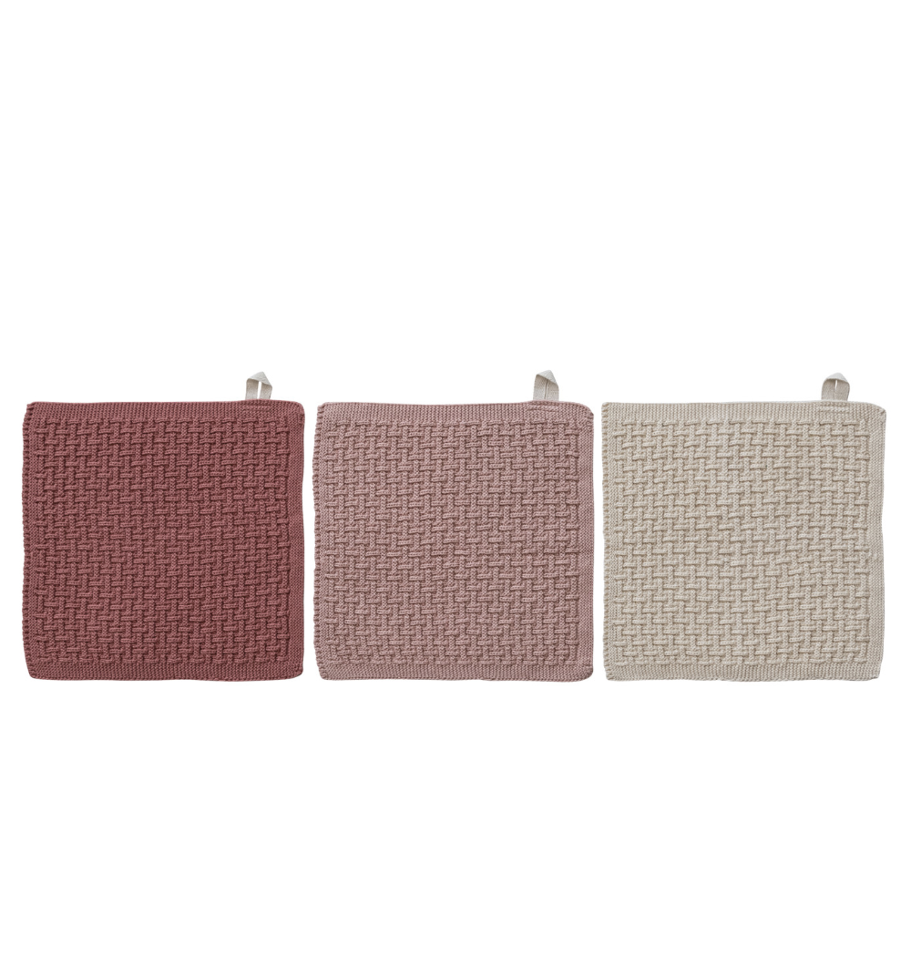 Square Dishcloth Set of 3