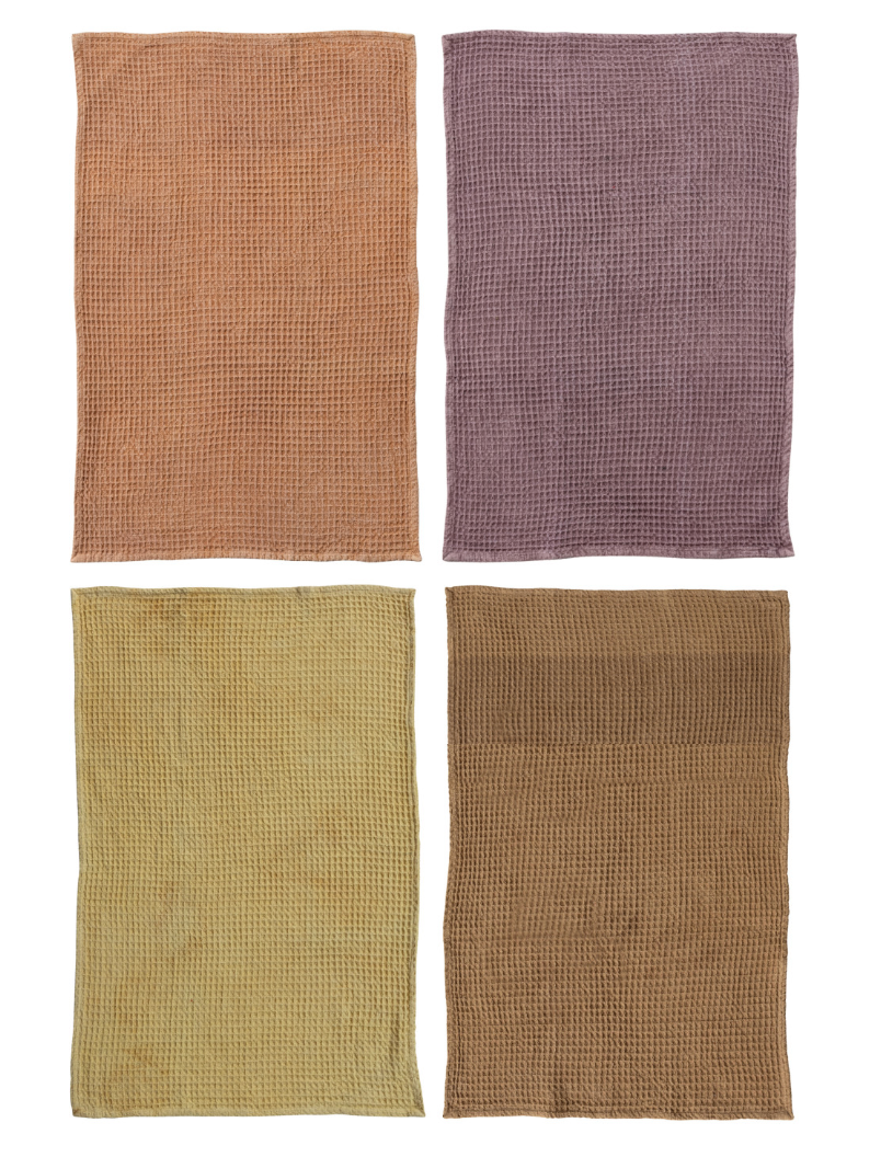 Stonewash Waffle Weave Towel