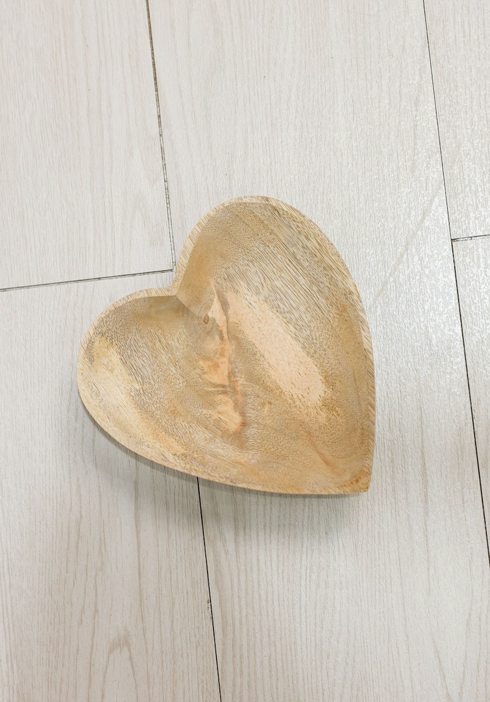 Mango Wood Heart Bowl