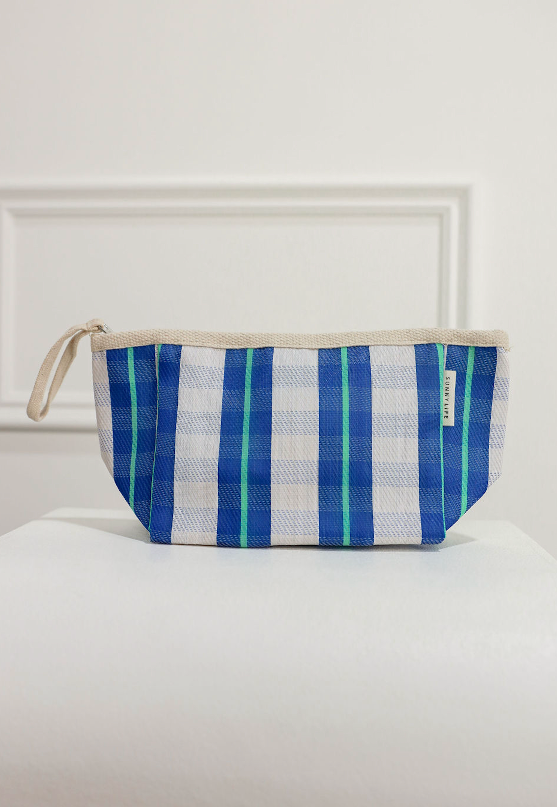 Nylon Pouch La Mer Blue Neon