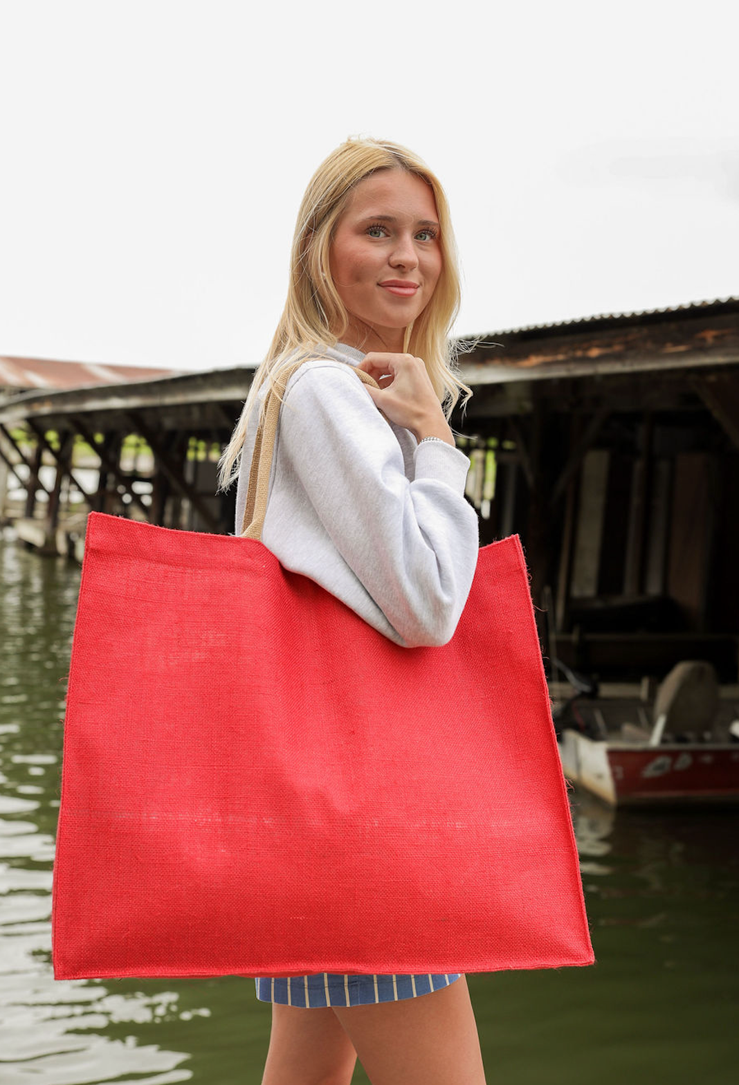 Carryall Tote Red