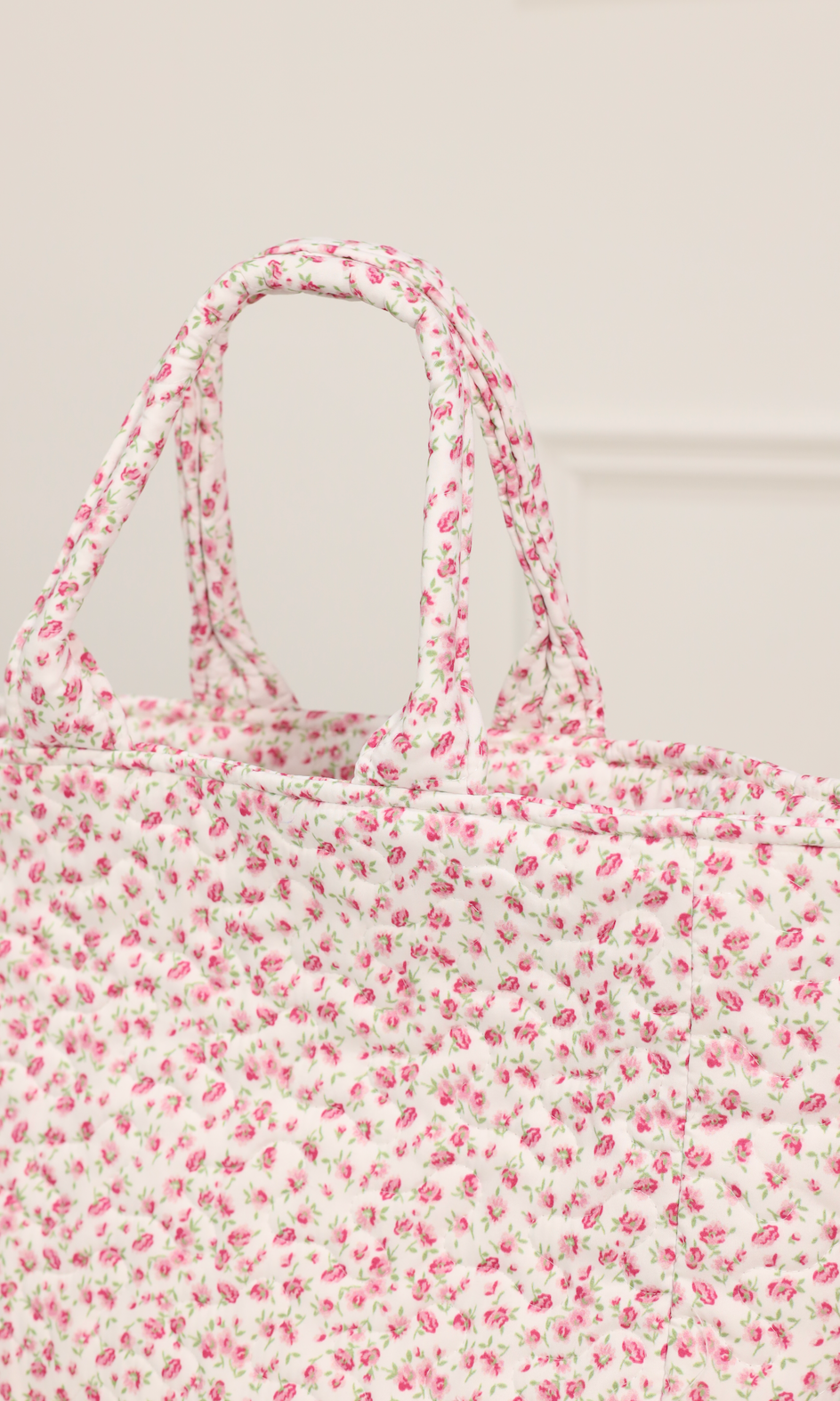 Tricia Floral Quilted Handbag