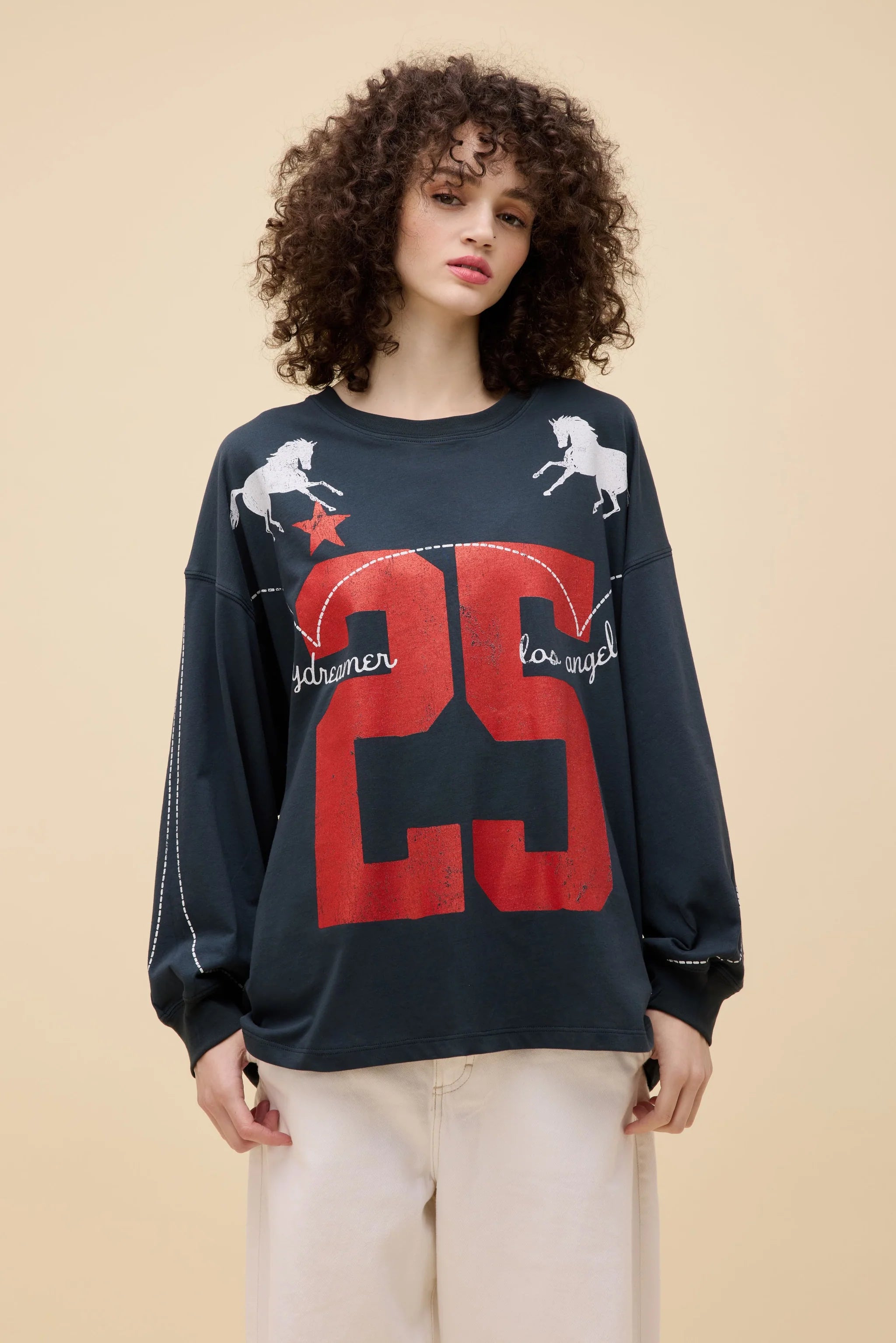 トップス L.G.B archive long sleeve cut sew Los Angeles 25 OS Long Sleeve Top – Clothe Boutique