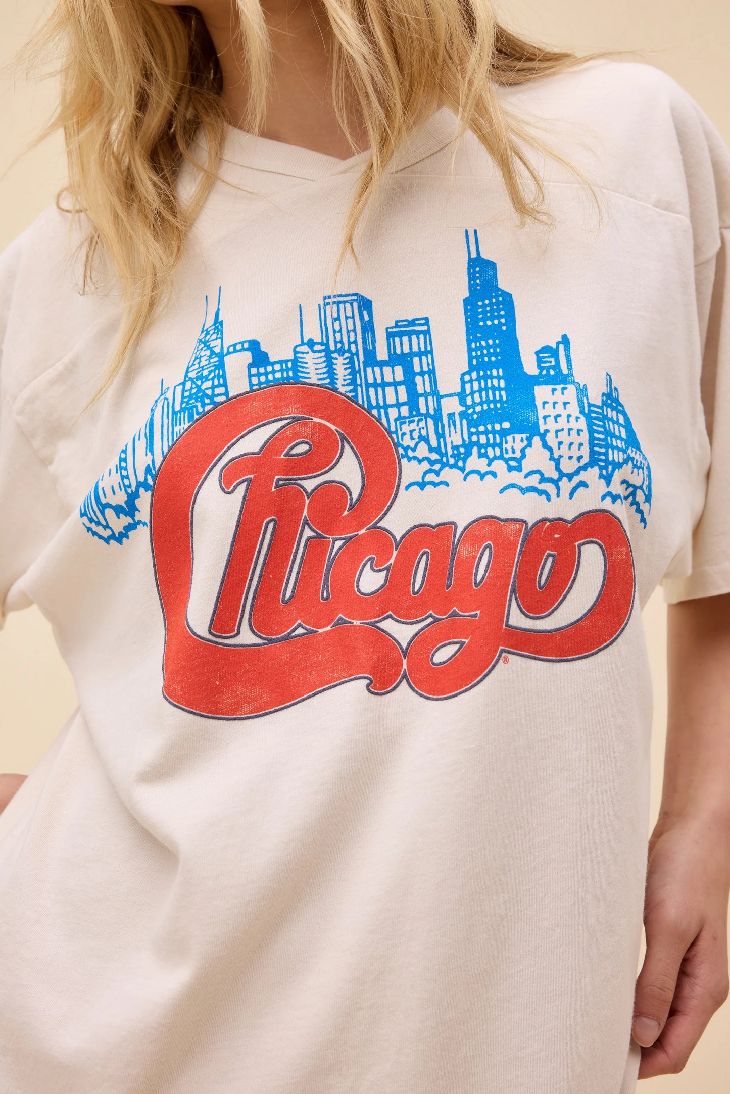Chicago Skyline Oversized Jersey