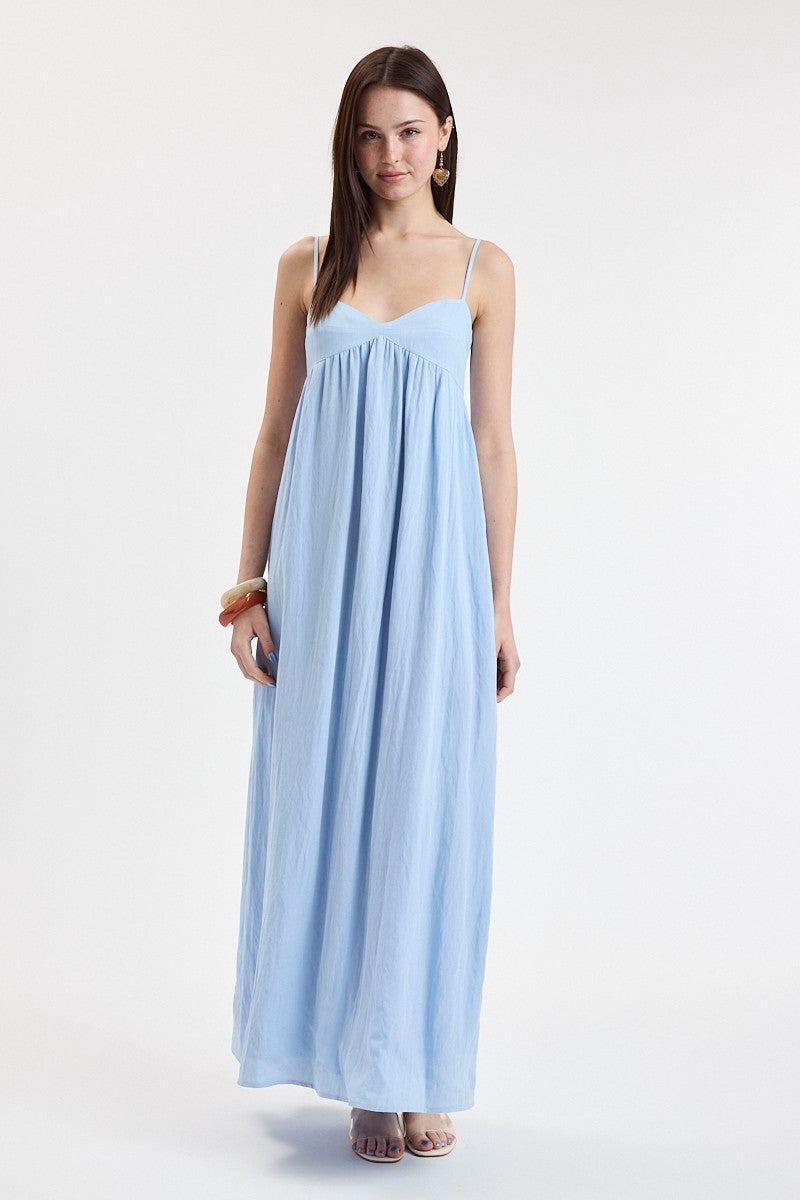 Sweetheart Maxi Dress Blue