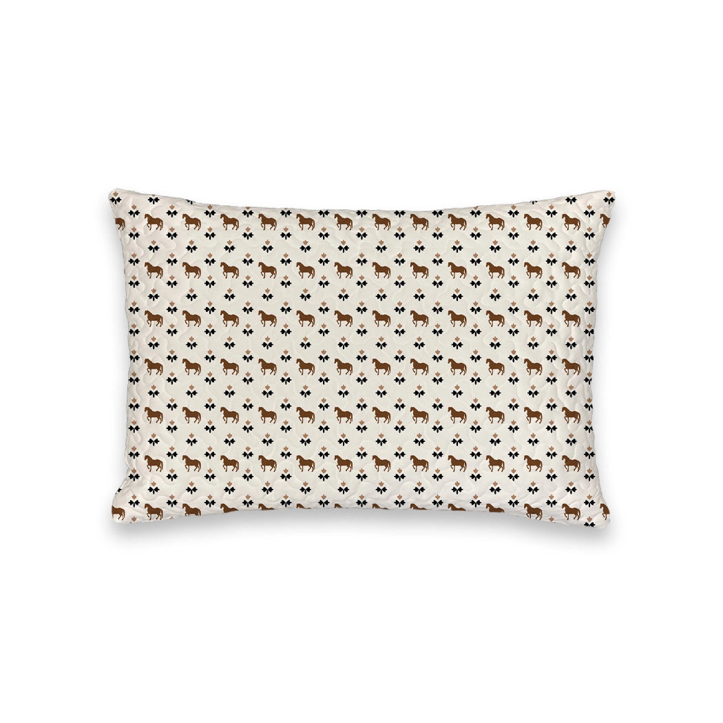 Giddy Up Quilted Pillow
