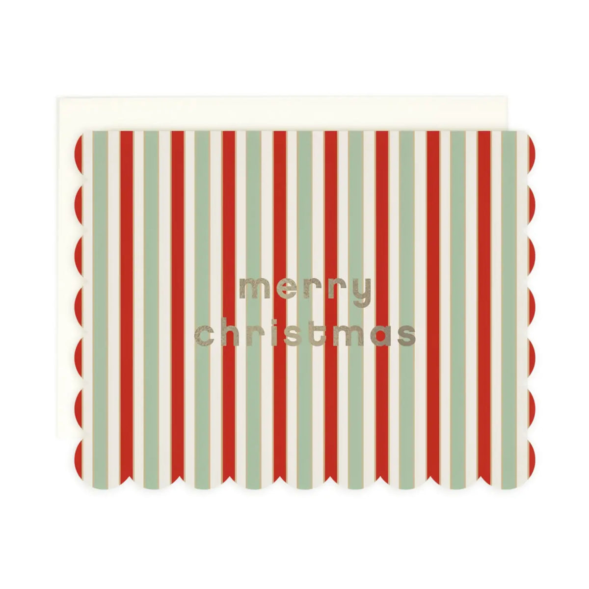 Christmas Scalloped Card