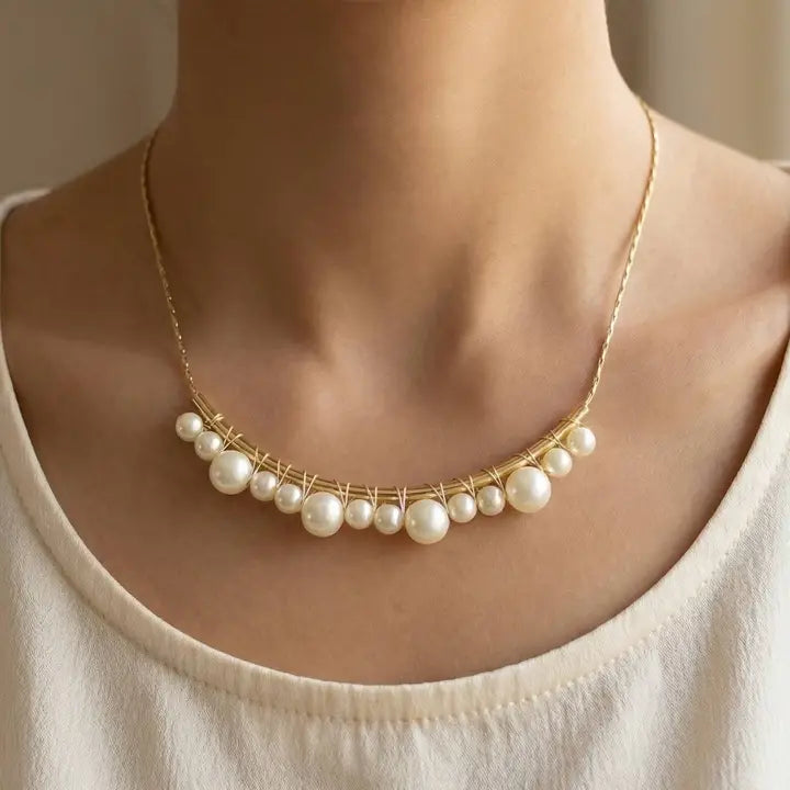Pearl Bar Necklace