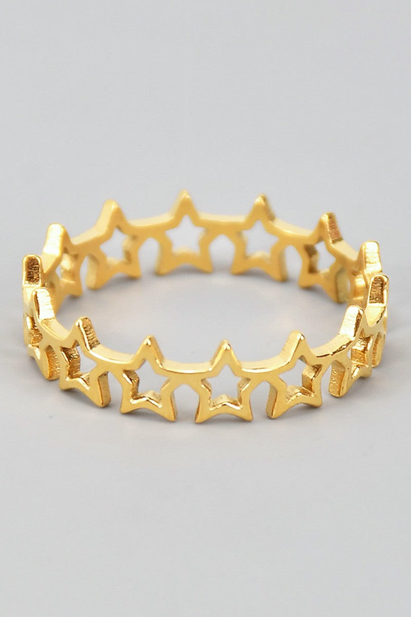 Gold Stars Ring