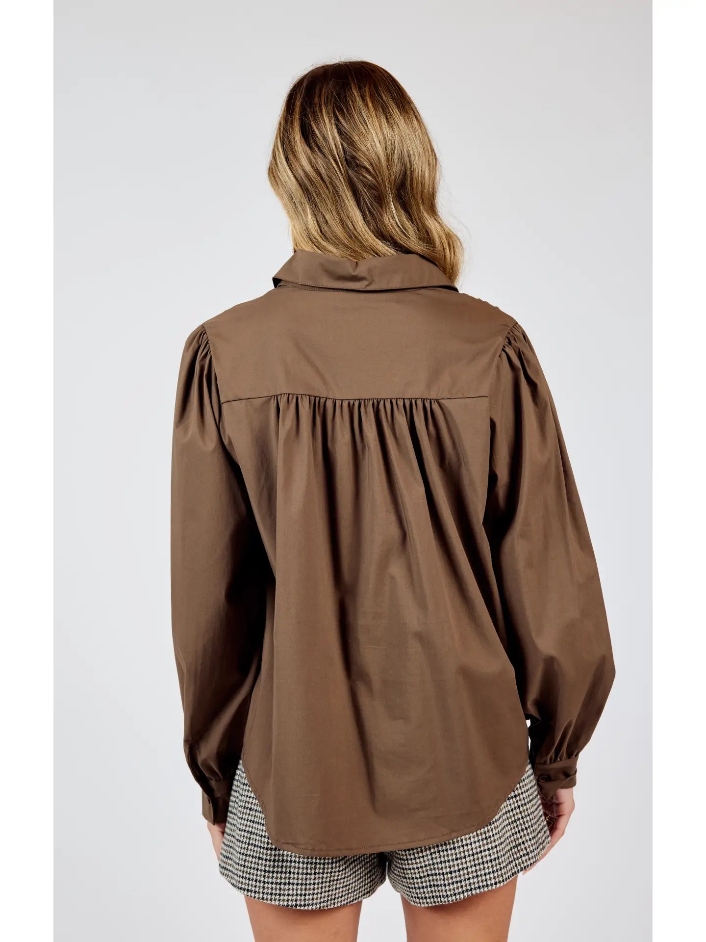 Brown Button Up Shirt