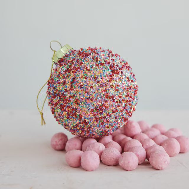 Beaded Ball Ornament