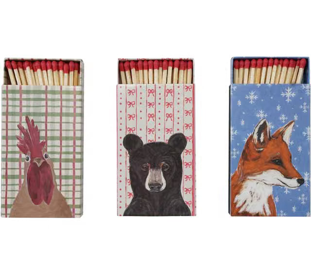 Holiday Animal Matchbox