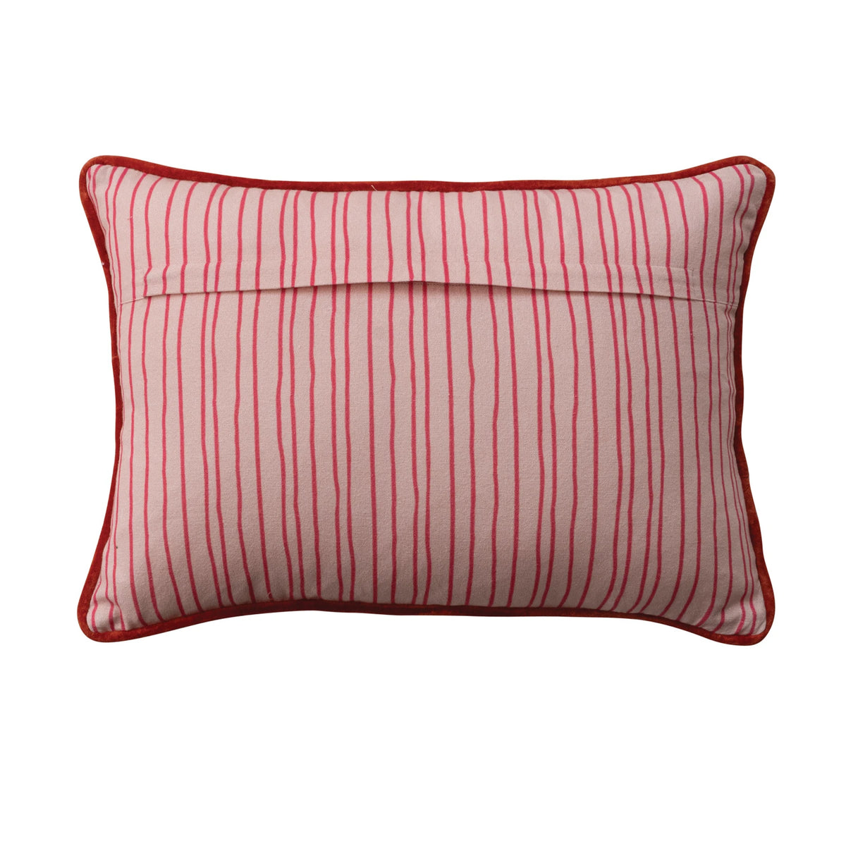 Bow Pattern Piping Pillow