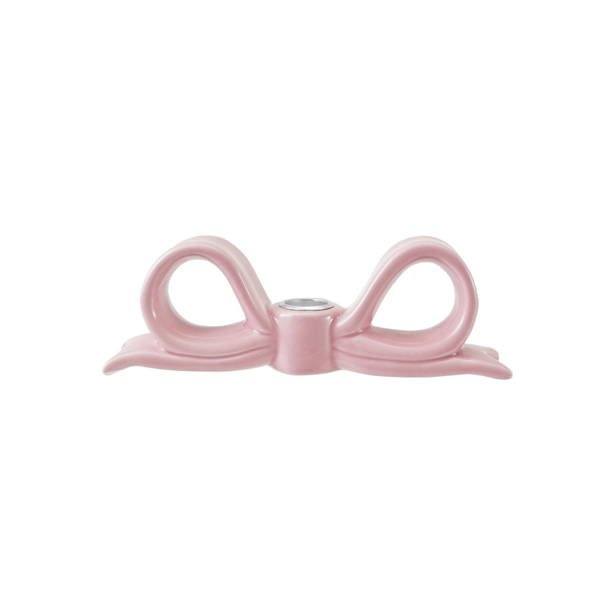 Pink Bow Taper Holder