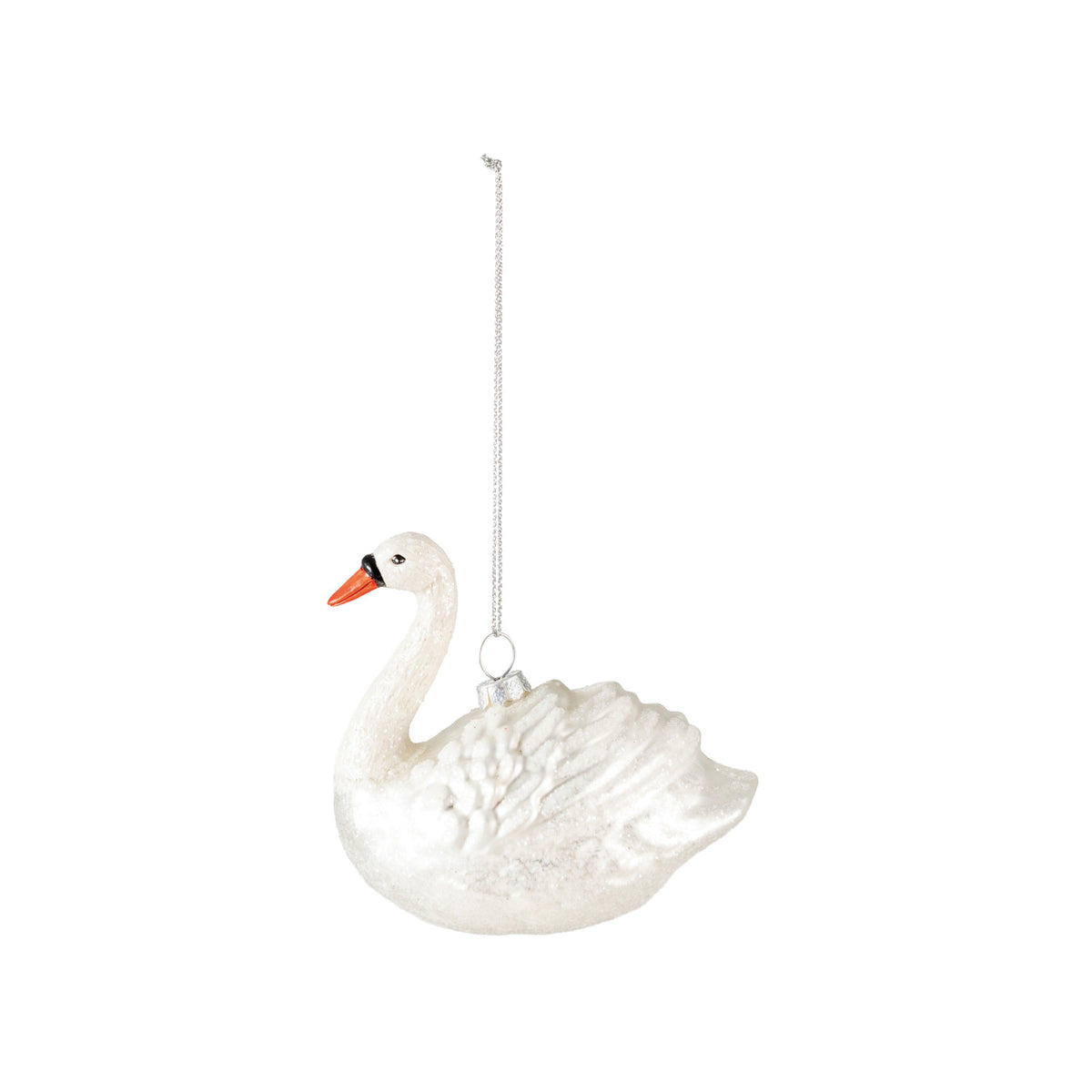 Swan Glass Ornament