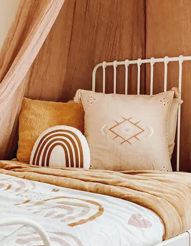 Rust Rainbow Pillow - Clothe Boutique