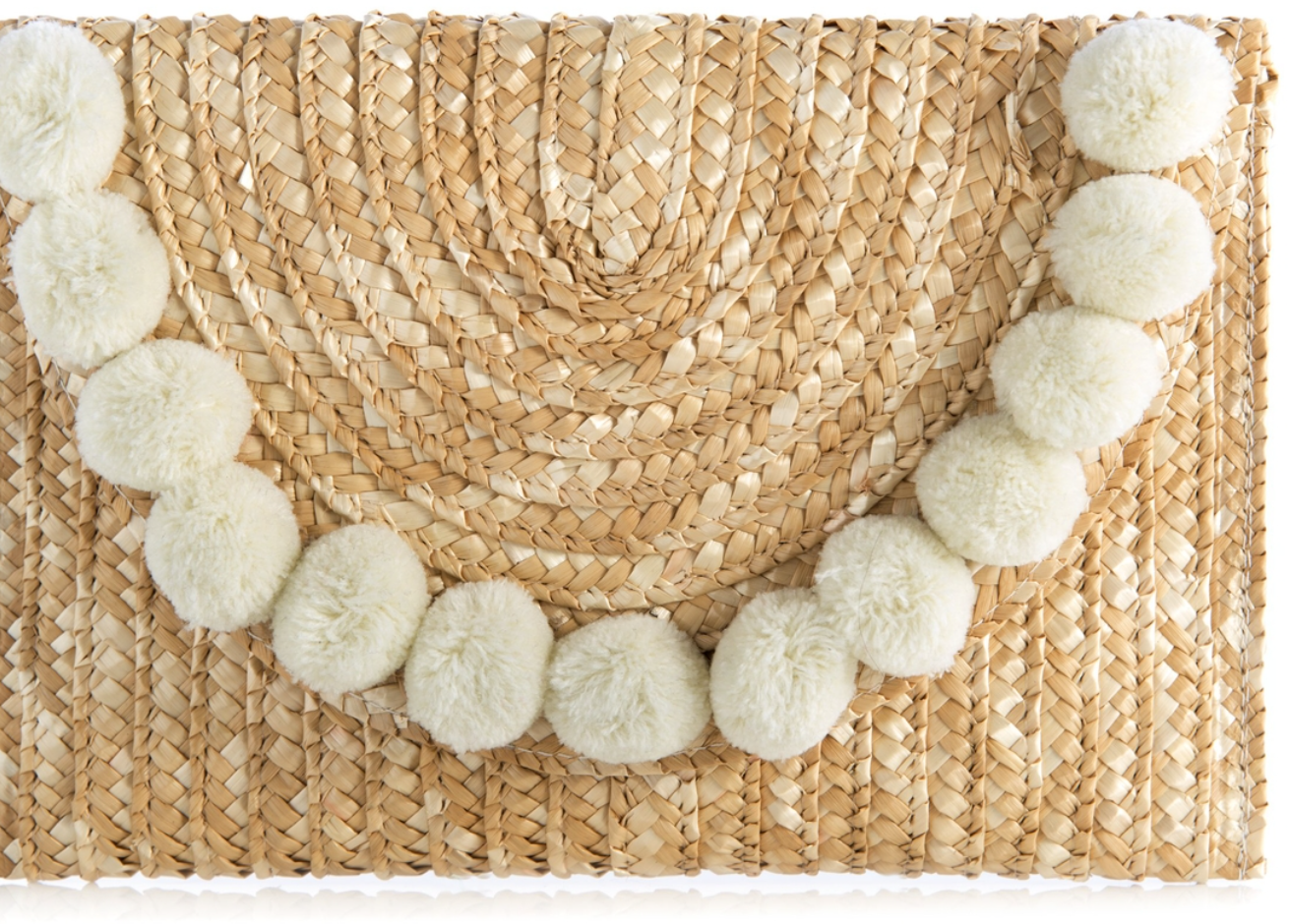 Fortuna Straw Clutch - Clothe Boutique