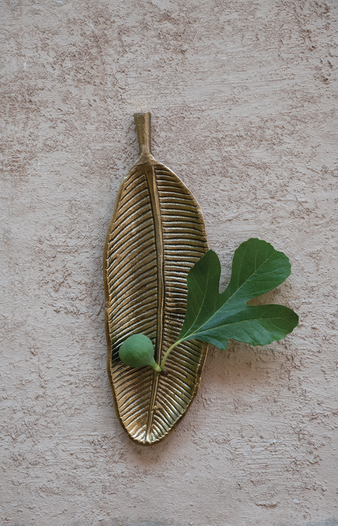 Gold Leaf Tray - Clothe Boutique